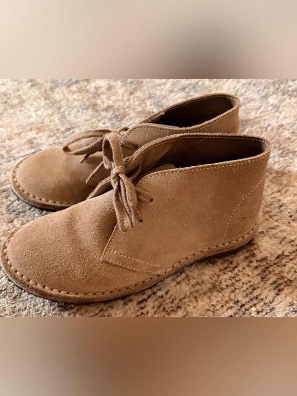 Crewcuts Suede Chukka Boots in Tan